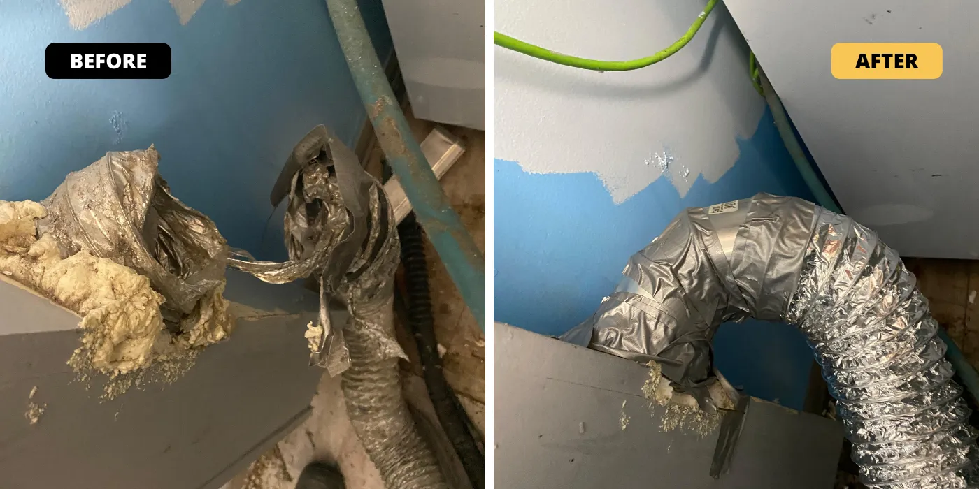 Air duct ventilation improvement